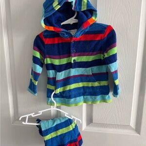 Polo by Ralph Lauren Kids Striped Set - Blue, Red, Green